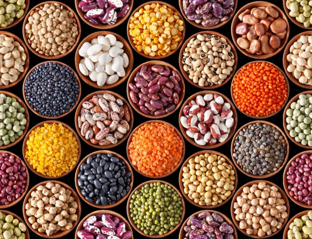Assorted lentils and pulses